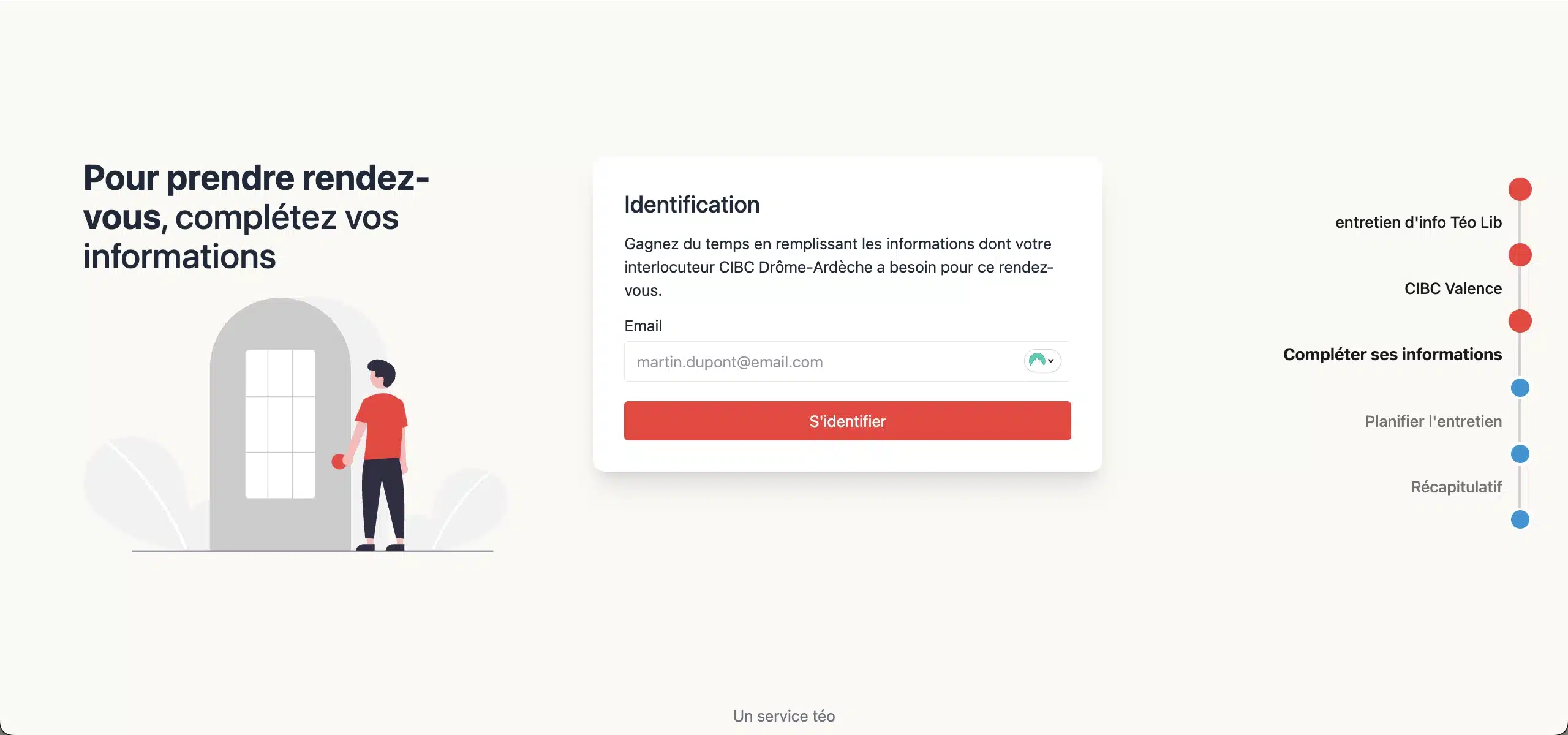identification pour rdv CIBC