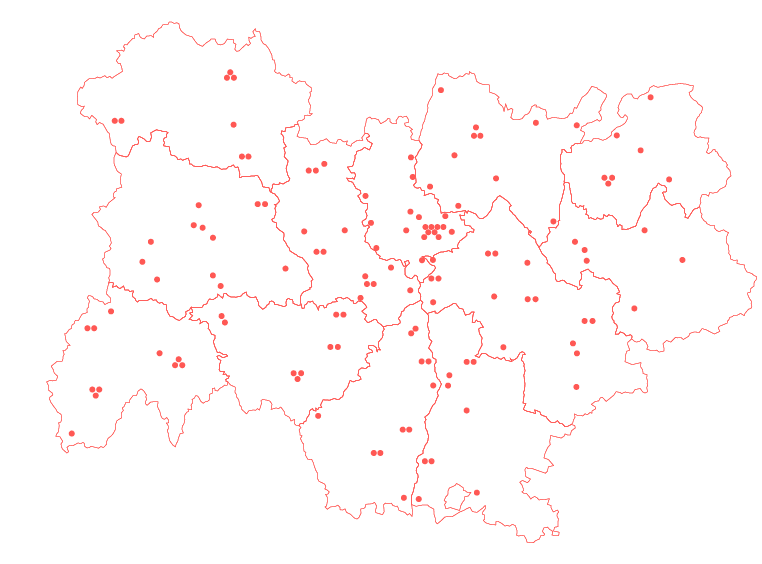 implantations Mon conseil en évolution professionnelle en région Auvergne-Rhône-Alpes