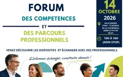 Forum des Compétences et des Parcours Professionnels – LE PUY EN VELAY 14 OCTOBRE 2026